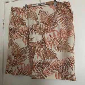 *SOLD* Talbots Printed Pencil Skirt